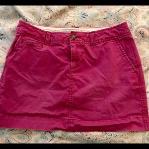 Old Navy deep pink cotton mini skirt size 2